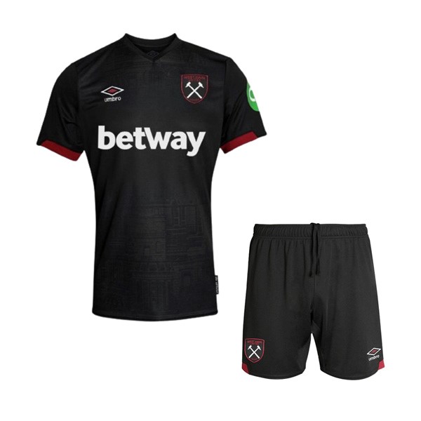 Camiseta West Ham Replica Segunda Ropa Niño 2024/25